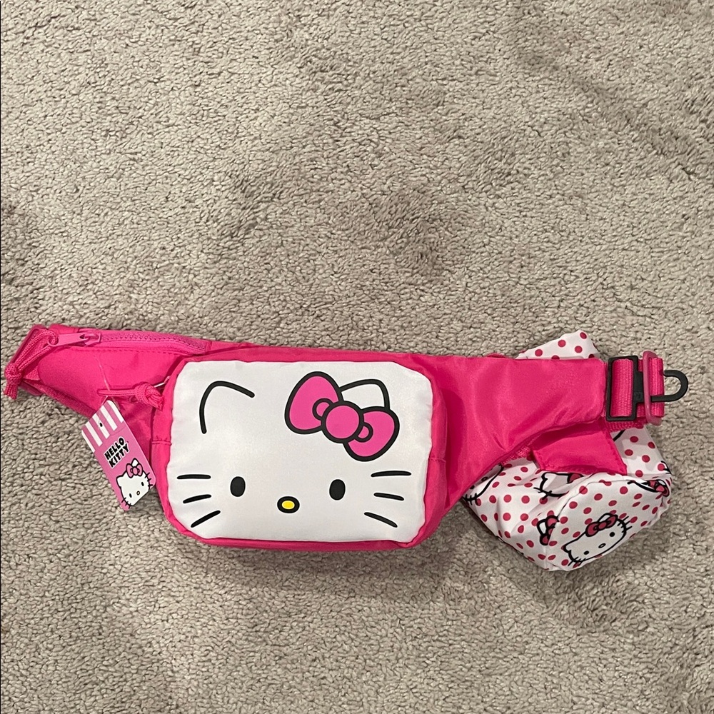 Hello Kitty Fuchsia and White Kids Belt Bag